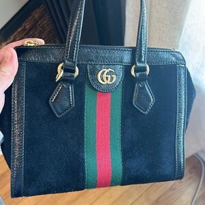 Gucci Ophidia Suede Tote